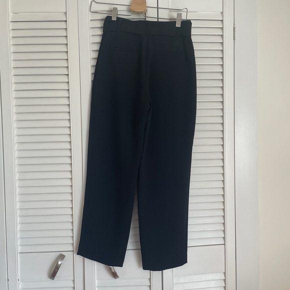 Wilfred High-waisted belted crepe pants BLACK - Picture 2 of 5